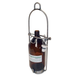 SACAMUESTRA DE ACERO INOX. PORTABOTELLA
