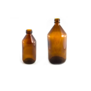 BOTELLAS VIDRIO ÁMBAR